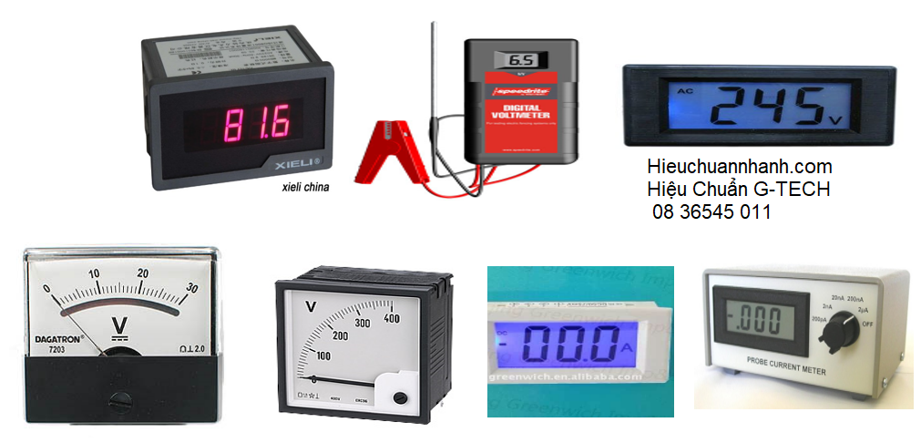 3 Voltage meter (Đồng hồ đo điện áp)